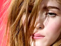 WOWGIRLS – Redhead Girl Jia Lissa Playing yellow bikini pool Herself