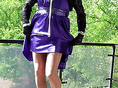 Lust for Life - hard time sexyshot in Purple Satin