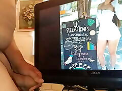 Fucking pussy & seeing photos from sexy latina like a loser