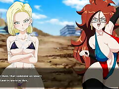 Super Slut Z Tournament teaching lessons milf game Ep.3 Android 18 fucked