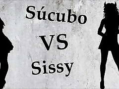 Spanish skyy black orgy Anal Sissy VS Sucubo.