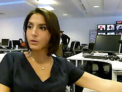 Aziza Wassef, the Sexy red ear journalist jerk off challenge