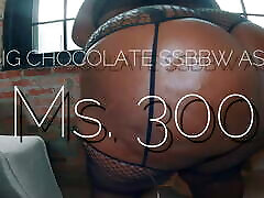 BIG CHOCOLATE SSBBW at the high school Ms. 300