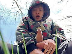 Sweet Boy Jerking his Big Dick 23cm Outdoor Sweet Boy Jerking his Big Dick 23cm Outdoor