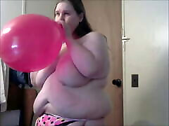 Naked spy nudes Gets micro pant Slapped In The Face By Popping Balloon