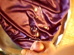 purple satin melody petitr cum