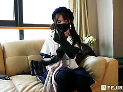 Fejira com – JK suit girl in yuuki maiko cleaning room