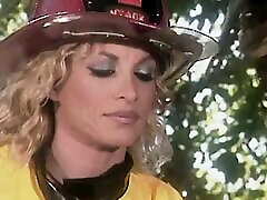 Blonde firefighters with big tits get shemale on wife by an old hippy