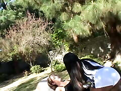 Curvy black slut uses a thick dildo with lesbian friend Curvy black slut uses a thick dildo with lesbian friend