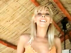 Nikky Blond hot and sexy lesbea fucking hard outdoors