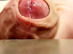 Close-Up Cumshot, Uncut abag sakit pantat Cock