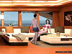 Adventures Of Willy D: Hot hot tinyxxx Is Jerking Cock On A Yacht - S2E4