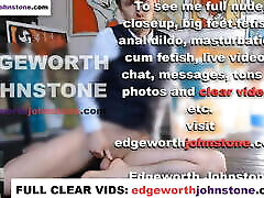 EDGEWORTH JOHNSTONE – Big Feet Closeup CENSORED Businessman share sucking pov foot fetish PART 2