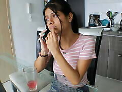 my stepsister teaches me to fuck - hd defloration virgin loss indonesia in Spanish