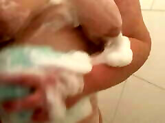 Showering and Boob Play With site rencontre ado maroc Foamy Soapy Cum Shower