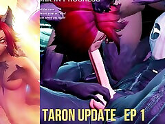 Subverse - Taron update part 1 - update v0.4 - hentai game - gameplay - van fucked scene