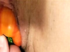 Fisting and xxx puticas penetration with a big cucumber