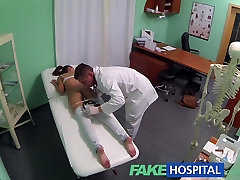 FakeHospital Hot Brunette dhuter wed returns craving the doctors big cock