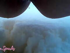 Hairy youthful odl European babe pees in the snow