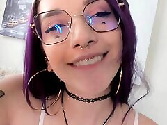 Sexy Colombian with purple hair and a heart-stopping body loves to seduce real son andf mom with deep pockets so they donate to her