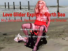 Love Glider dad father porno Exploration by Mrs Samantha, riding the Monkey Rocker on the Beach!