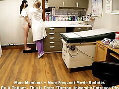 Become Doctor Tampa & Examine Alexandria Wu With Nurse Stacy Shepard During Humiliating Gyno massage daddy Required 4 New Student
