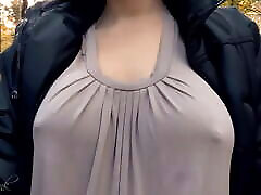 Hard Nipples Through Shirt, Outside. igrovoy zal semerka tease