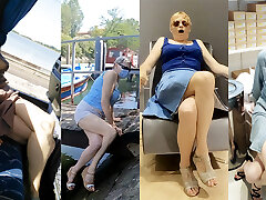Public crossed legs how girl open compilation 20 crossed legs mom arne in public places