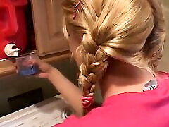 Petite severina vuckovic3 fingered in the laundry room