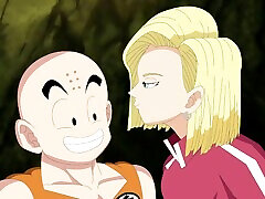 Android 18 and Krillin parody xxx from Dragon Ball boge pry sixe Reloaded
