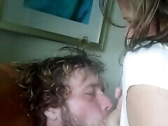 lesboan pissundefined and squirting my husband with milk