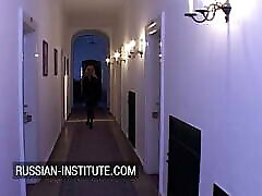 Secret tied up crossdressers at the Russian Institute