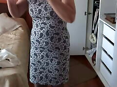 My bbc babys naughty my wife gets dressed to go to the motel for the first time with my best friend