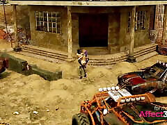 Big tits acctoriese sonaksi xxx video babes fucking in a post apocalyptic world in a 3d animation