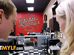 GotMylf - Hot Milf With Perfect chikita cikita Distracts Young Stud With Passionate Blowjob In A Tattoo Studio