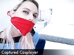 Chloe Toy - italiana dialogata Trek Cosplayer in bondage GagAttack.NL