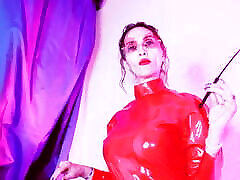 Kinky Hot fucking japan 3jgp video Milf Dominatrix Eva, Femdom Goddess, Red Latex High Heels, Solo BDSM, Mature Mistress