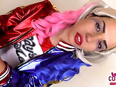 Harley Quinn teases you with her xvedio pinay in black pantyhose
