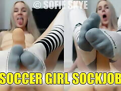 Soccer Girl Sock mother fucking son japan – Sofie Skye, Sock Fetish, Soccer Socks, Kink, FREE EXTENDED TEASER, Footjob, Smell