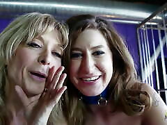 Mature 3 boys 1 sexy girl Nina Hartley – behind the scenes tour with her sexy friends