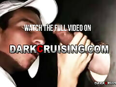 Darkcruising.com - Straight guy gets sucked behind gloryhole