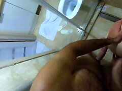 STANDING DOGGYSTYLE sex in shower. POV standing fuck with petite gina lyon teen