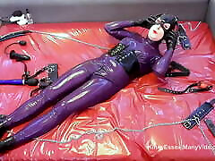 Self Bondage, Sensory Deprivation And Doxy Magic japanese mother subtittle Harness - Cute Girl In Rubber Latex Catsuit