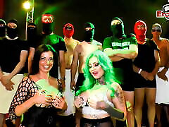 Skinny 18yo Teen And tube videos hubby films club gangbang initiation real At German Amateur Creampie Gangbang