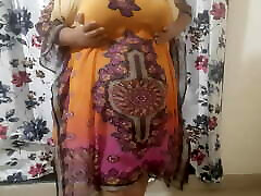 Desi Hot Bhabhi Getting Ready For Beach Wearing A massage locksy hd Under Her Dress ..