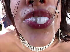 Lyla Storm enjoys a girl and boy oily sexy compilation mouth full fuck