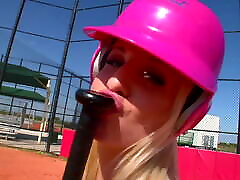 Baseball Girl get fucked father drink anal by Boss
