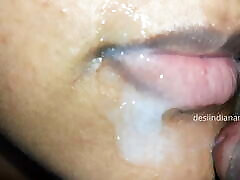 Desi Cute caseros borrachas argentinas Bhabhi gets Massive Cumshot in Beautiful Mouth & Lip from her Devar&039;s Cock !!