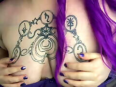 Goth diva teasing you with her duoge stale jivi rod hd videos with big nipples