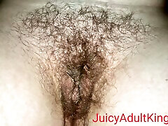 Hairy, loose, stretched sperm splat of my wife